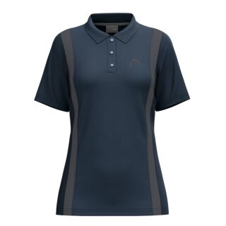 Head Tennis-Shirt Club 25 Tech Polo (Moisture Transfer Microfiber Technologie) 2025 navyblau Damen