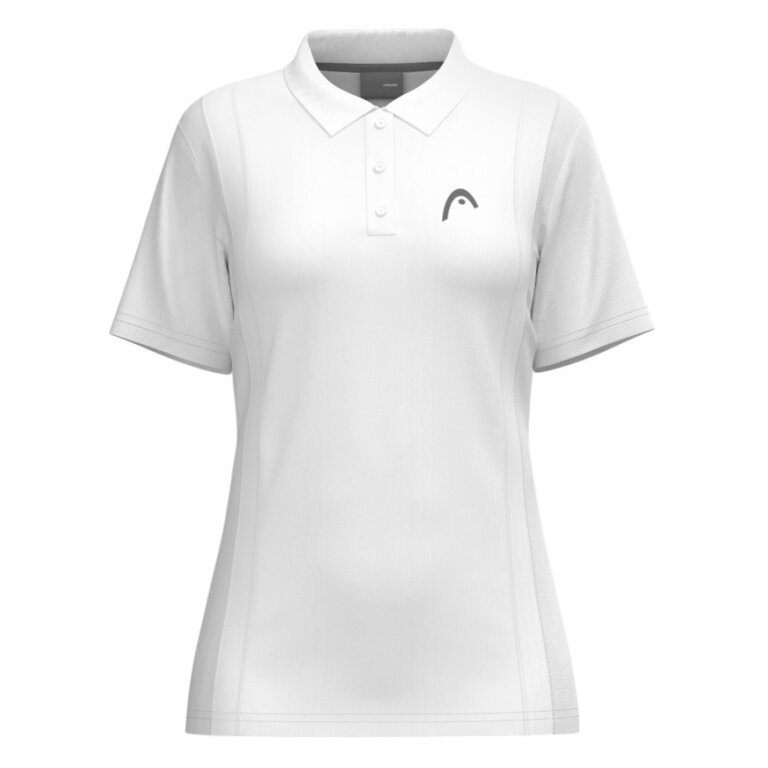 Head Tennis-Shirt Club 25 Tech Polo (Moisture Transfer Microfiber Technologie) 2025 weiss Damen