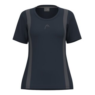 Head Tennis-Shirt Club 25 Tech (Moisture Transfer Microfiber Technologie) navyblau Mädchen