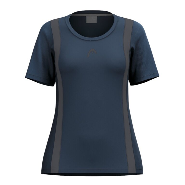 Head Tennis-Shirt Club 25 Tech (100% Polyester, schnelltrocknend) navyblau Damen