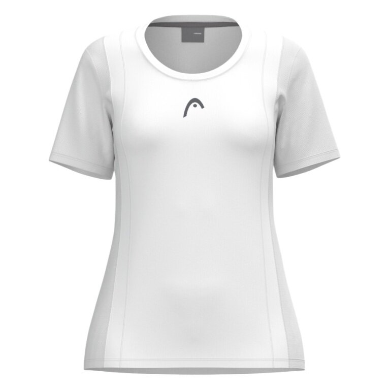 Head Tennis-Shirt Club 25 Tech (Moisture Transfer Microfiber Technologie) weiss Mädchen