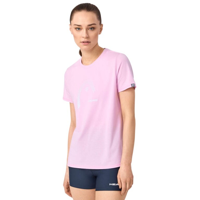 Head Tennis-Shirt Lara (schnelltrocknend) 2025 rosa Damen