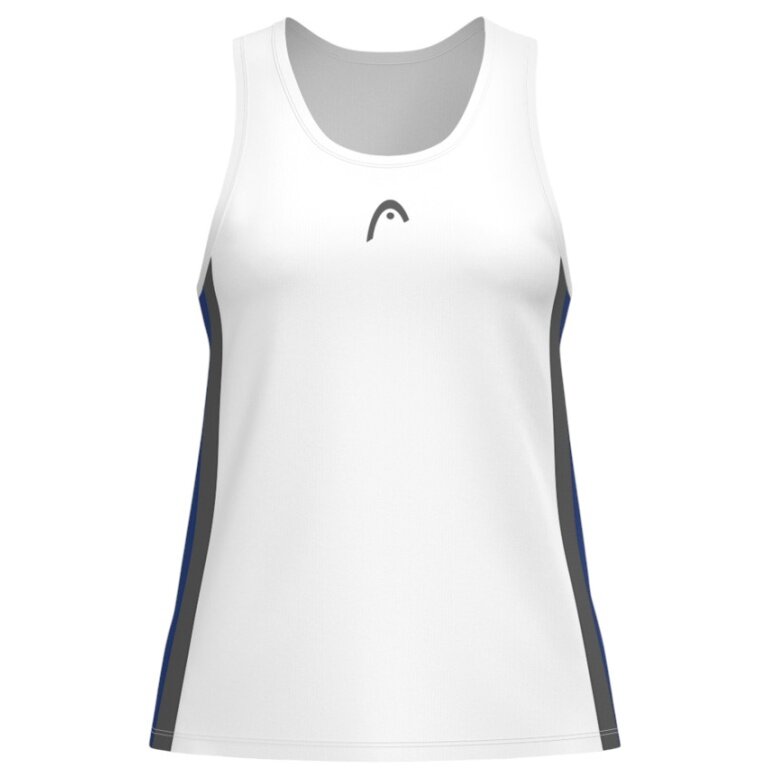 Head Tennis-Tank Club 25 Tech Tank Top (Racer Back) 2025 weiss/royalblau Damen