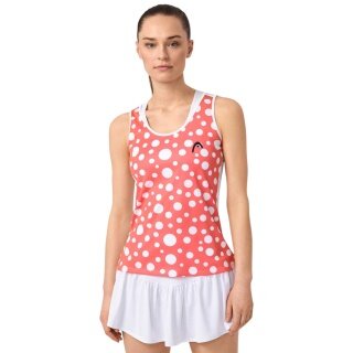 Head Tennis-Tank Top Spirit II (feuchtigkeitsabsorbierend) 2025 rot/weiss Damen