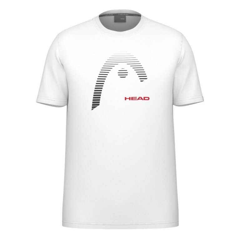 Head Tennis-Tshirt Club Carl (Mischgewebe, feuchtigkeitsabsorbierend) 2025 weiss Herren