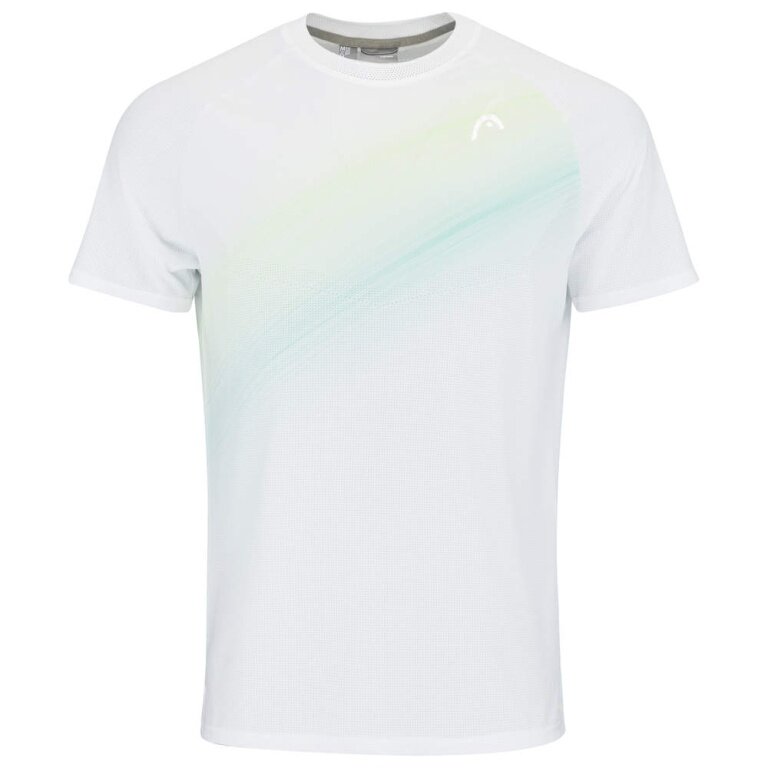Head Tennis-Tshirt Performance (Moisture Transfer Microfiber Technologie) weiss/mint Herren