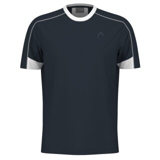 Head Tennis-Tshirt Play Tech (Moisture Transfer Microfiber Technologie) 2025 navyblau Herren