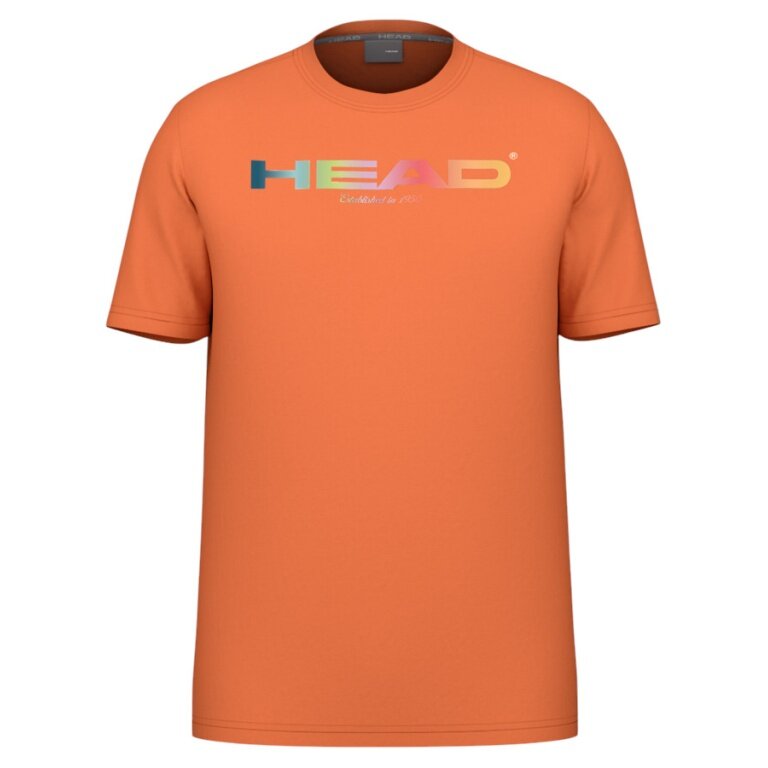 Head Tennis-Tshirt Rainbow (Mischgewebe, feuchtigkeitsabsorbierend) 2025 orange Herren