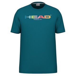 Head Tennis-Tshirt Rainbow (Mischgewebe, feuchtigkeitsabsorbierend) 2025 tealblau Herren