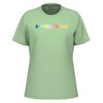 Head Tennis-Tshirt Rainbow (Mischgewebe) 2025 grün Damen