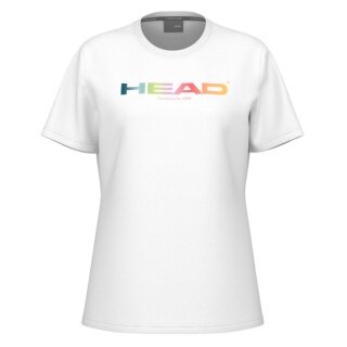 Head Tennis-Tshirt Rainbow (Mischgewebe) 2025 weiss Damen