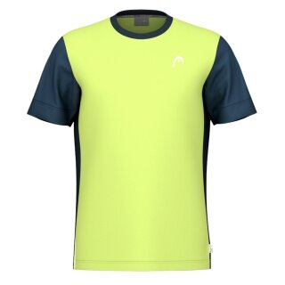 Head Tennis-Tshirt Slice (feuchtigkeitsabsorbierend) 2025 limegelb Herren