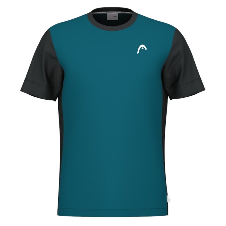 Head Tennis-Tshirt Slice (feuchtigkeitsabsorbierend) 2025 tealblau Herren