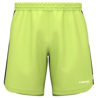 Head Tennishose Power Short (4-Wege-Stretch, feuchtigkeitsabsorbierend) 2025 kurz limegelb Herren