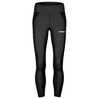 Head Tennishose Tech Tights (Mischgewebe) 2025 lang schwarz Damen