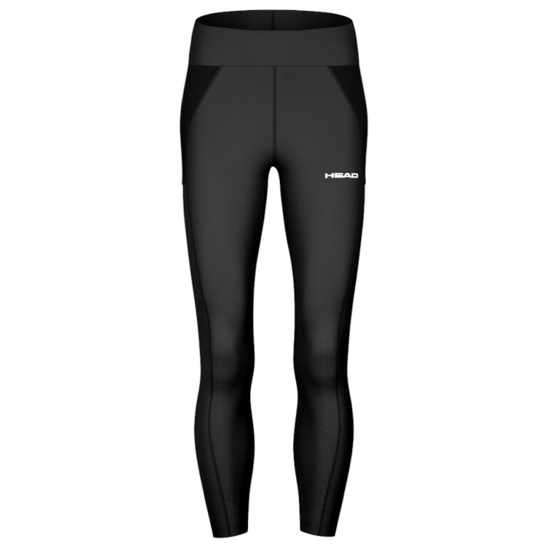 Head Tennishose Tech Tights (Mischgewebe) 2025 lang schwarz Damen