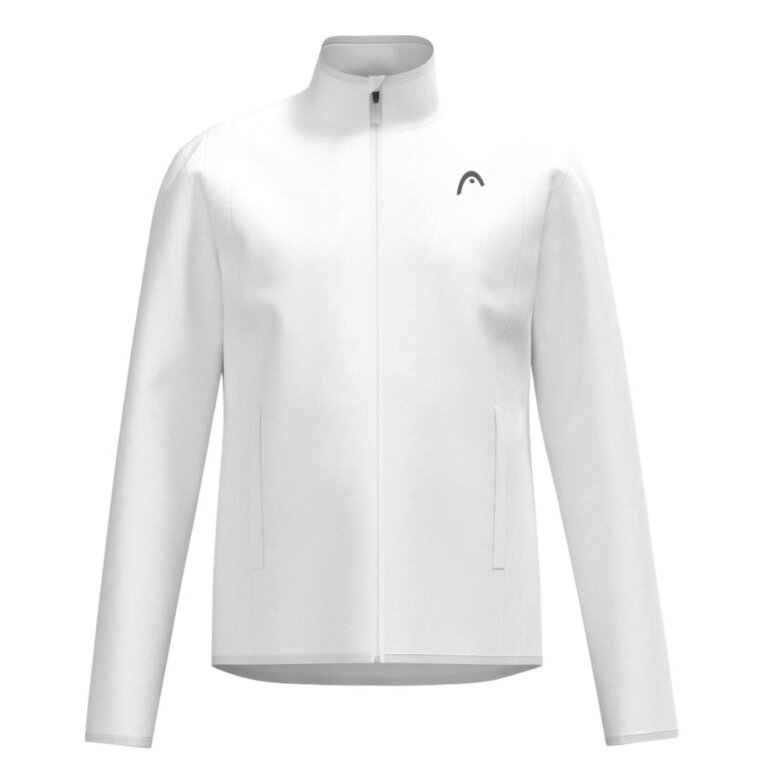 Head Tennisjacke Club 25 Full Zip (Moisture Transfer Microfiber Technologie) 2025 weiss Herren