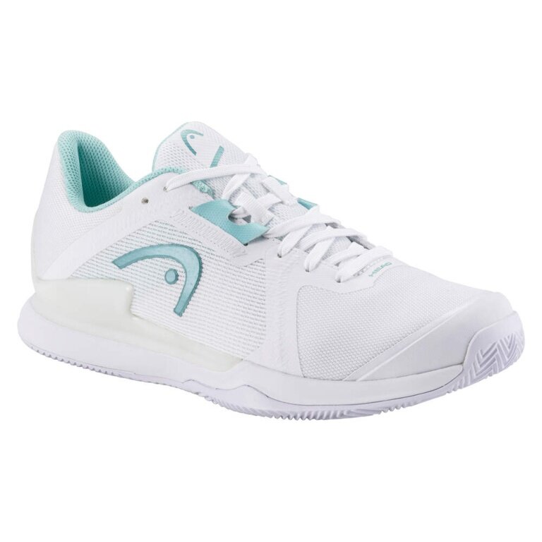 Head Tennisschuhe Sprint Evo 3.5 Clay/Sandplatz 2025 weiss/türkisblau Damen