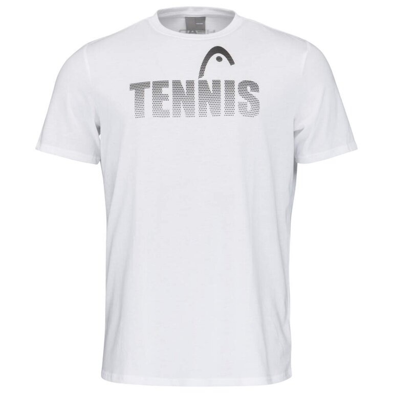 Head Tennis-Tshirt Club Colin (Mischgewebe) weiss/schwarz Herren