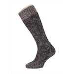 HomeOfSocks Kniestrümpfe Alpaka anthrazitgrau - 1 Paar