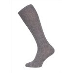 HomeOfSocks Kniestrümpfe Luxuriöse (Merinowolle und Kaschmir) anthrazitgrau - 1 Paar