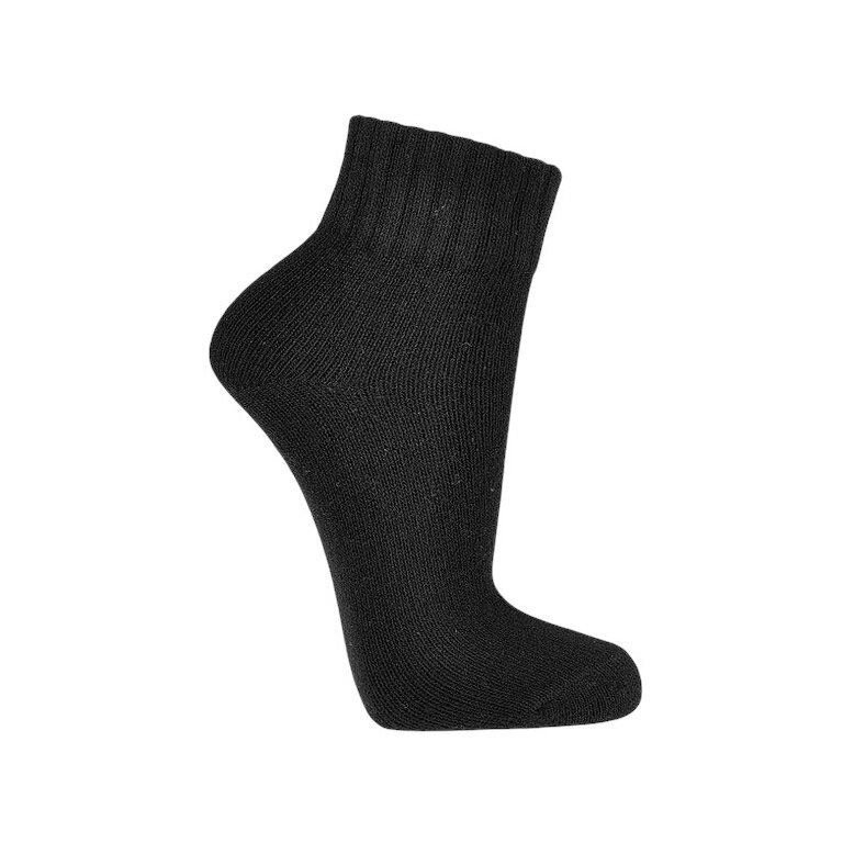 HomeOfSocks Wollsocken Sneaker (Merinowolle und Kaschmir) schwarz - 2 Paar