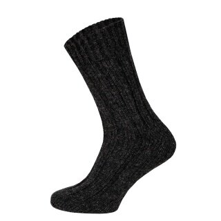 HomeOfSocks Wollsocken 100% Natur Warm anthrazitgrau - 2 Paar