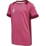 hummel Sport-Tshirt hmlLEAD Poly Jersey (Mesh-Material) Kurzarm magenta Kinder