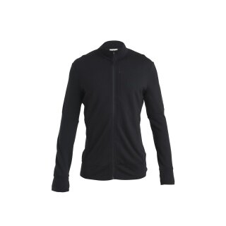 Icebreaker Wander-/Freizeitjacke Merino 260 Quantum IV Zip (Merinowolle) schwarz Herren