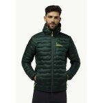 Jack Wolfskin Winter-Daunenjacke Passamani 2024 (sehr warm, winddicht, leicht) dunkelolivgrün Herren