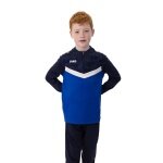 JAKO Langarmshirt Ziptop Iconic (angenehmer Tragekomfort) royalblau/marineblau Kinder