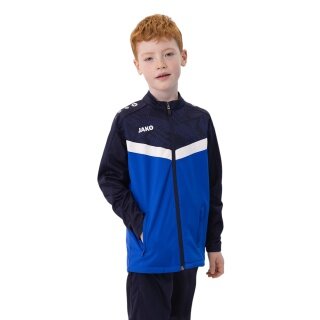 JAKO Polyesterjacke Iconic (100% rec. Polyester) royalblau/marineblau Kinder