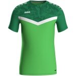 JAKO Sport-Tshirt Iconic (Polyester-Micro-Mesh) grün/dunkelgrün Kinder