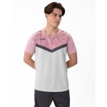 JAKO Sport-Tshirt Iconic (Polyester-Micro-Mesh) hellgrau/pink/anthrazitgrau Herren