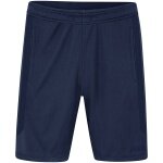 JAKO Trainingshose Short Power (Polyester-Interlock, elastisch, strapazierfähig) kurz marineblau Kinder