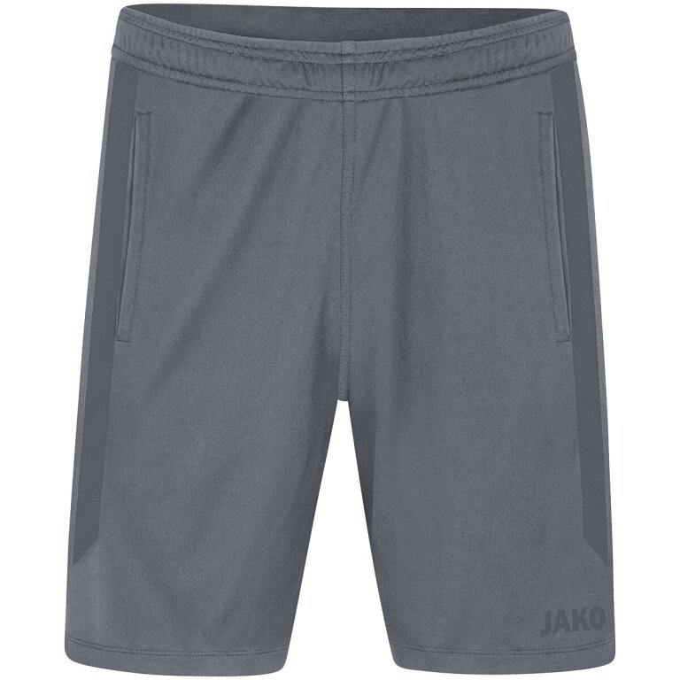 JAKO Trainingshose Short Power (Polyester-Interlock, elastisch, strapazierfähig) kurz anthrazitgrau Kinder