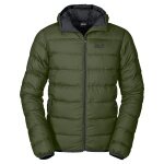 Jack Wolfskin Winter-Daunenjacke Helium (sehr warm, winddicht, leicht, PFC-frei) greenwood grün Herren