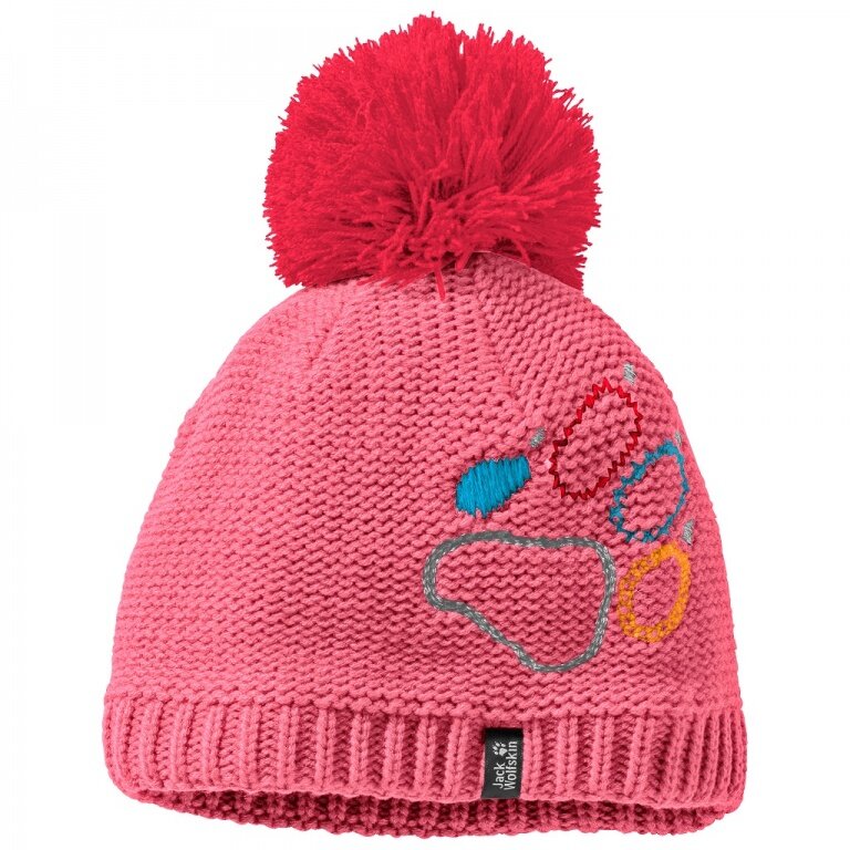 Wolfskin Kinder Jack Paw online pink Knit bestellen (Bommel) Mütze