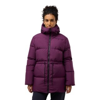 Jack Wolfskin Winter-Daunenmantel Kirschallee (wasserdicht) violett Damen