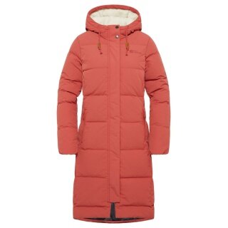 Jack Wolfskin Winter-Daunenmantel Nordlicht Coat (Fleece-Futter) rot Damen