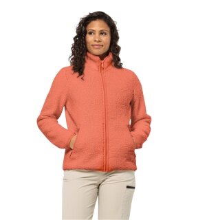 Jack Wolfskin Fleecejacke High Curl (Sherpafleece, warm, atmungsaktiv) amberbraun Damen