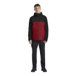 Jack Wolfskin Regenjacke Weiltal 2-Lagen (leicht, wasserdicht, atmungsaktiv) 2025 rot/schwarz Herren