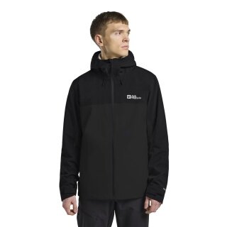 Jack Wolfskin Regenjacke Weiltal 2-Lagen (leicht, wasserdicht, atmungsaktiv) 2025 phantomgrau Herren