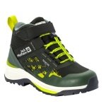 Jack Wolfskin Wanderschuhe Villi Hiker Texapore Mid (wasserdicht, atmungsaktiv) dunkelgrün Kinder