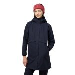 Jack Wolfskin Wintermantel Baylight 3in1 Coat (wasserdicht, winddicht) navyblau Damen