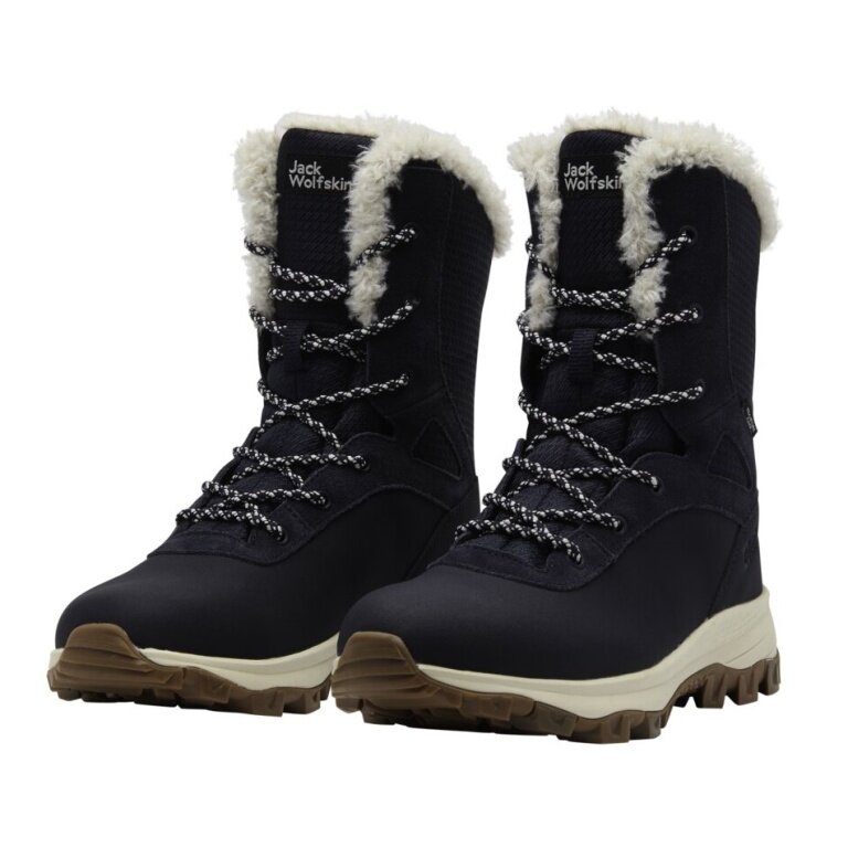 Jack Wolfskin Winterschuhe Everquest Snow High Texapore (warm, wasserdicht, PFC-Frei) navyblau Damen