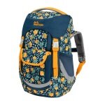 Jack Wolfskin Alltags-Wanderrucksack Kids Explorer (herausnehmbare Sitzmatte) blau 16 Liter