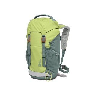 Jack Wolfskin Kinder-Wanderrucksack Waldspieler (PFC-frei, für Kinder ab 6 Jahren) matchagrün 20 Liter