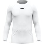 JAKO Langarmshirt Lightweight (maximale Bewegungsfreiheit, nahtlos) Unterwäsche weiss Herren