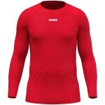 JAKO Langarmshirt Lightweight (maximale Bewegungsfreiheit, nahtlos) Unterwäsche rot Herren